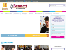 Tablet Screenshot of bennett.br