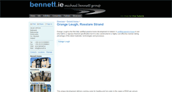Desktop Screenshot of bennett.ie